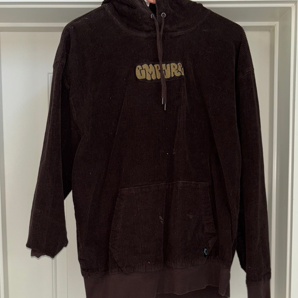 Brown Corduroy Hoodie